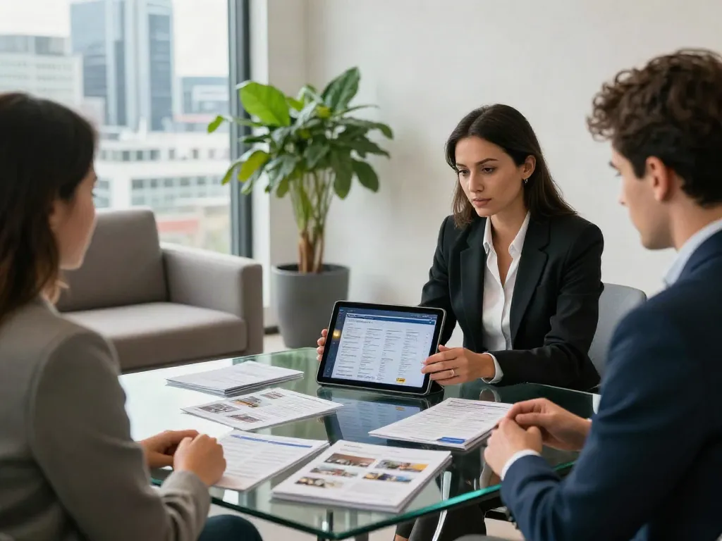 Bester Immobilienmakler Frankfurt bietet professionelle Beratung in stilvollem Büro.